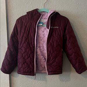 Columbia Kids' Bella Maroon Quilted Puffer Jacket